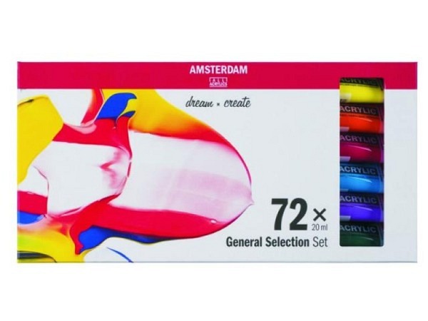 Acryl Talens Amsterdam Standard Set General Selection 72x20ml
