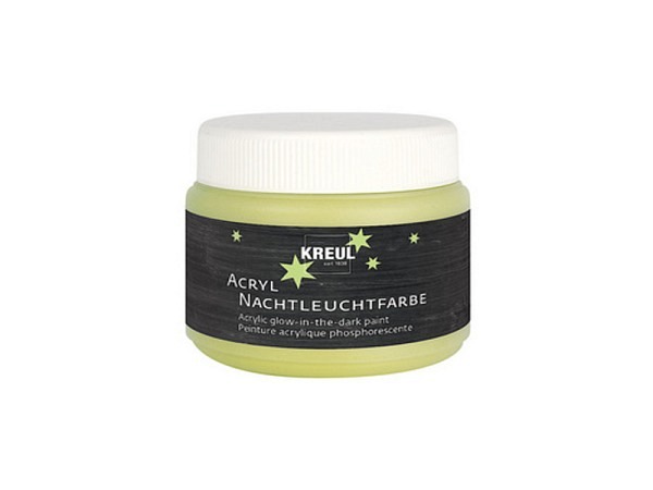 Acryl Nachtleuchtfarbe Kreul 150ml gelb
