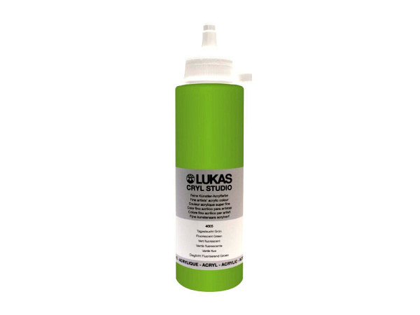 Acryl Lukas cryl Studio Tagesleuchtfarbe Grün 4605 250ml