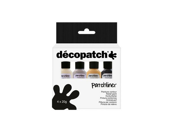Acryl Decopatch Patchliner 4er Set 20ml