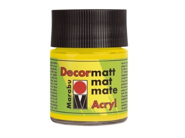 Acryl Marabu Decormatt 50ml gelb