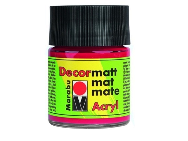 Acryl Marabu Decormatt 50ml kirschrot