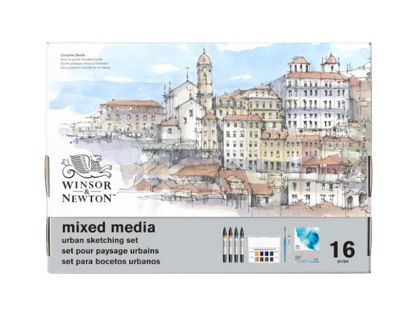 Aquarellkasten Winsor Newton Mixed Media Urban Sketching Set