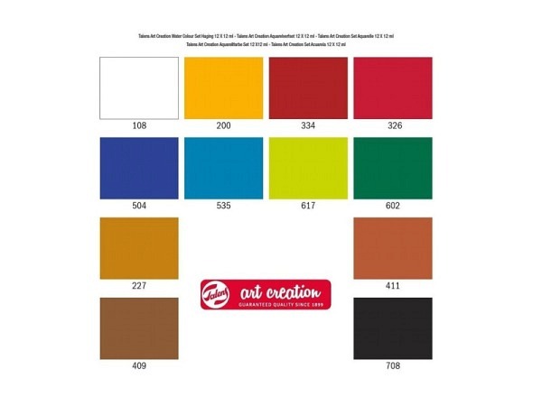 Aquarell Talens Art Creation 12 Tuben 12ml im Ka..