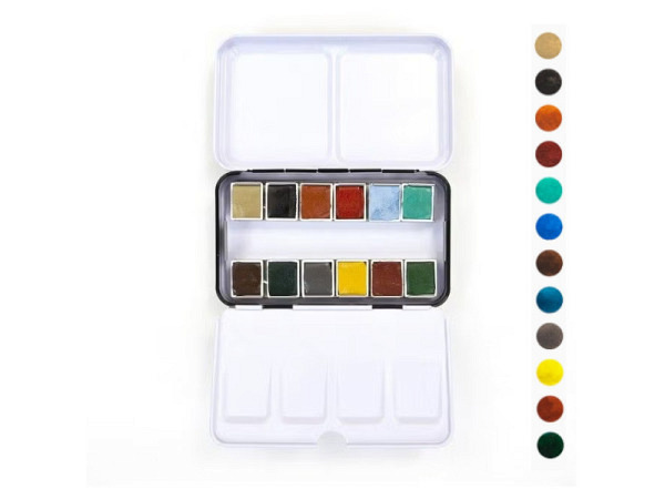 Aquarell Art Philosophy Watercolor Confections Woodlands 12 Farben