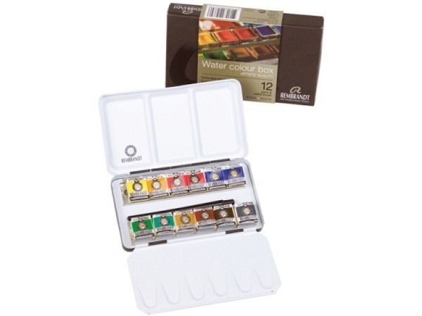 Aquarell Talens Rembrandt Set Metall 12 1/2Näpfli