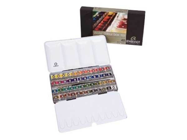 Aquarell Talens Rembrandt Set Metall 48 1/2Näpfli