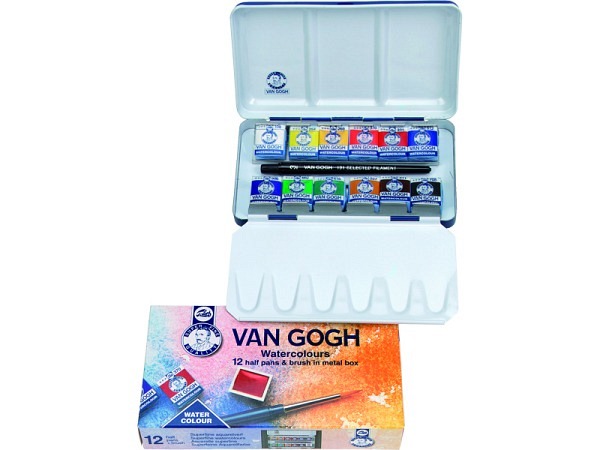 Aquarell Talens VanGogh Set Metall 12 1/2Näpfe