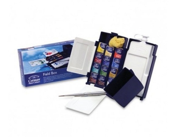 Aquarell Winsor Newton Cotman 12er Set Field Box 12 1/2Näpfe