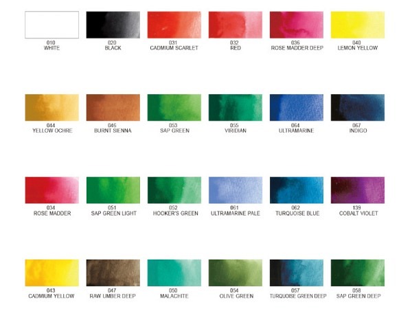Aquarell Kuretake Gansai Tambi 24er Set