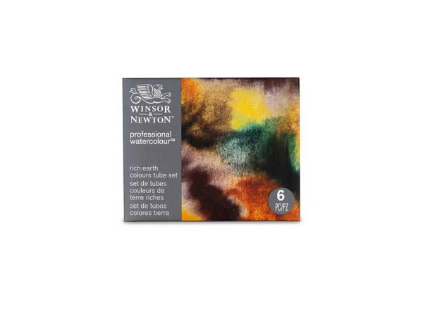 Aquarell Winsor Newton Rich Earth Colours 6er Set