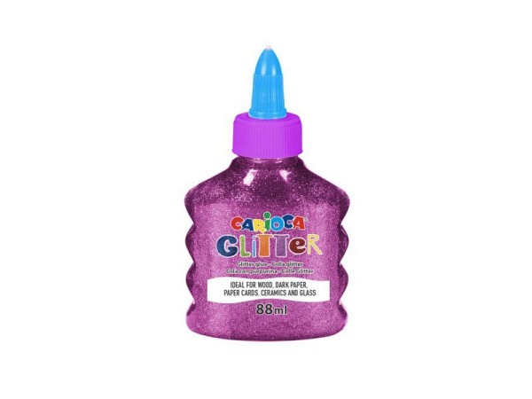 Glitterleim Carioca Glitter Spark 88ml violett metallic