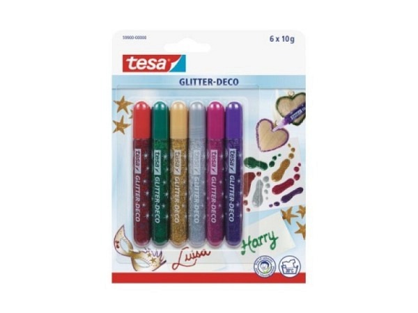 Glimmerleim Tesa Glitter Deco Brilliant Colors