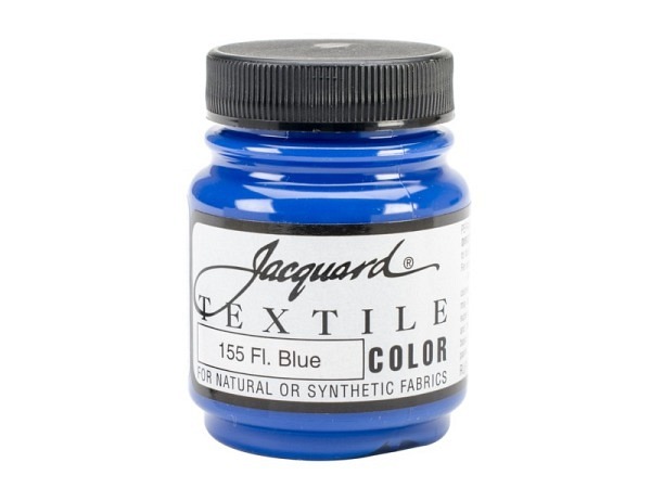 Stoffmalfarbe Jacquard Textilcolor 66ml Fluorescent Neon blau