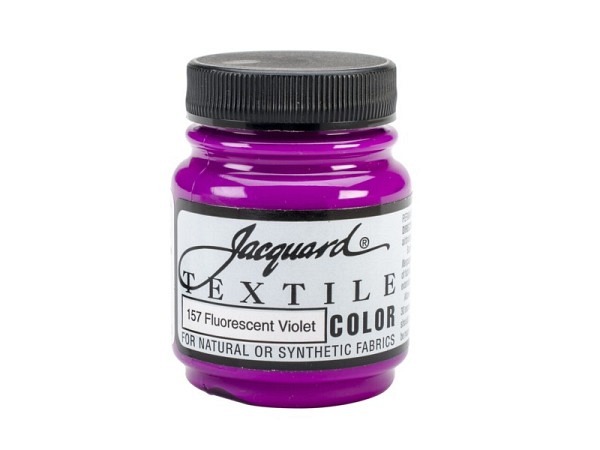 Stoffmalfarbe Jacquard Textilcolor 66ml Fluorescent Neon violett 