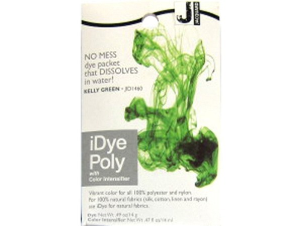 Batikfarbe Jacquard iDye Batikfarbe für Polyester kelly green