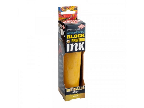 Linoldruckfarbe Essdee 100ml Metallic Gold