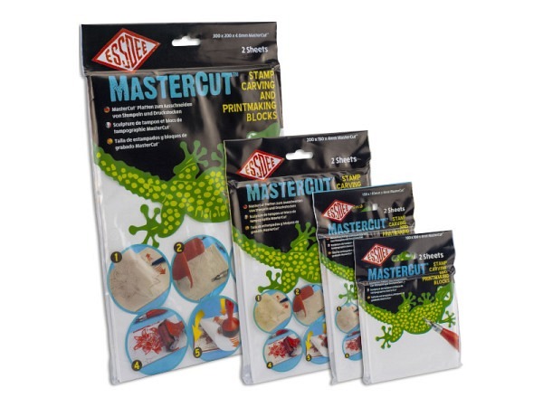 Linolplatte Essdee Mastercut 10x15cm 4mm, 2er Set