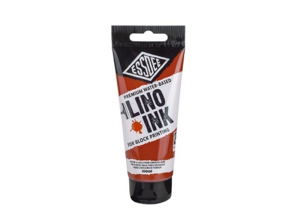 Linoldruckfarbe Essdee 100ml gebrannte siena
