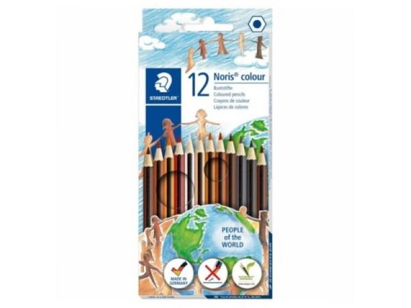 Farbstift Staedtler Noris Colour People of the world 12er Set