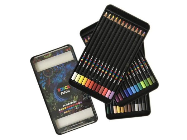 Farbstift Uniball Posca Pencil 36er Set