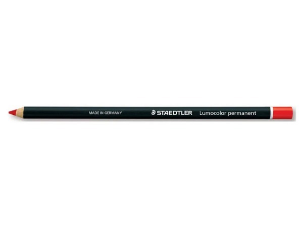 Farbstift Staedtler Lumocolor Glasochrom permanent rot