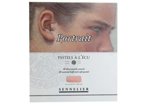 Pastell Sennelier Ecu 40er Set Portrait, 40 halbe Kreiden