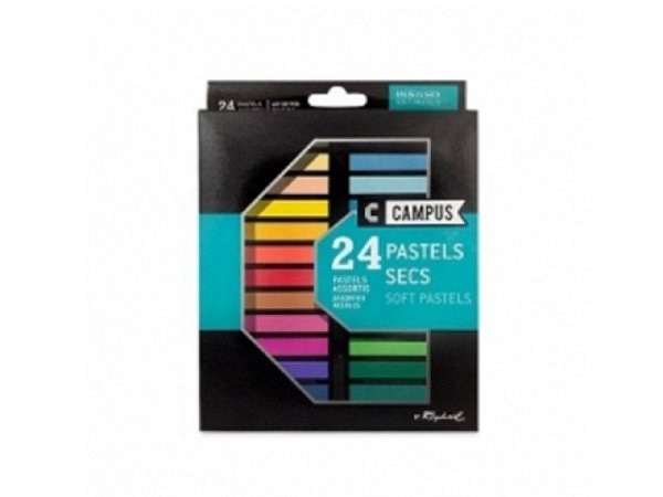 Pastell Sennelier Soft 24er Set, Kreiden im schwarzen Kartonschachtel