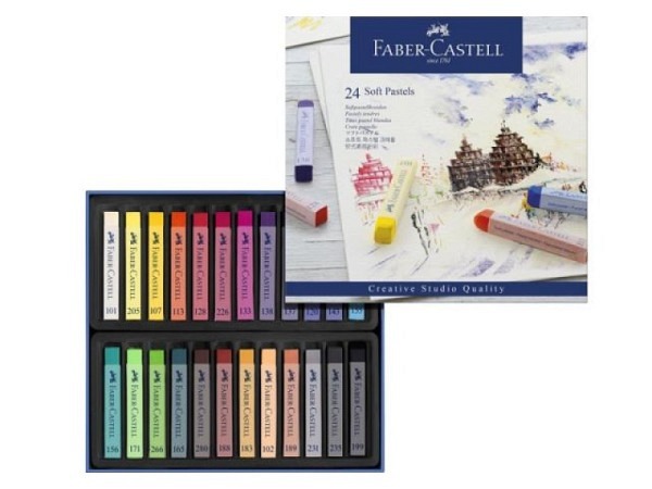 Pastell Faber-Castell Creative Studio Softpastell 24er Kartonetui