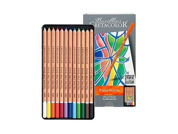 Pastellstift Cretacolor Set 12er Metallschachtel C47012
