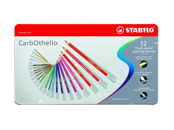 Pastellstift Stabilo CarbOthello Set 12er