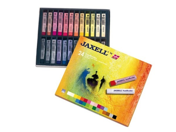 Pastell Jaxell eckig Set 24er weiche Kreide 10x10x65mm