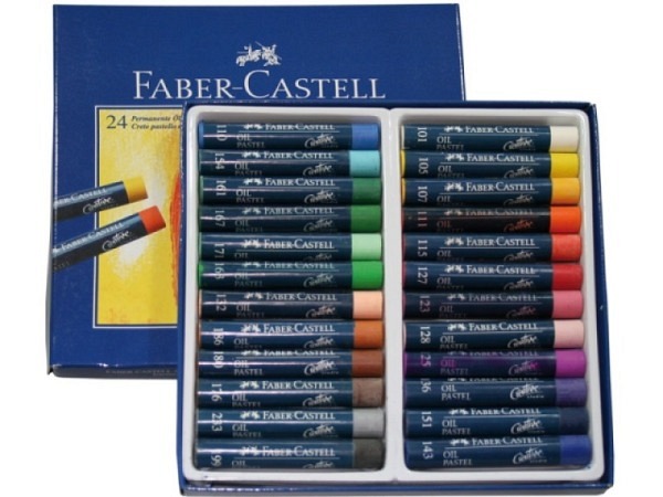 Oelpastellkreiden Faber-Castell 24er Set, im Kartonetui