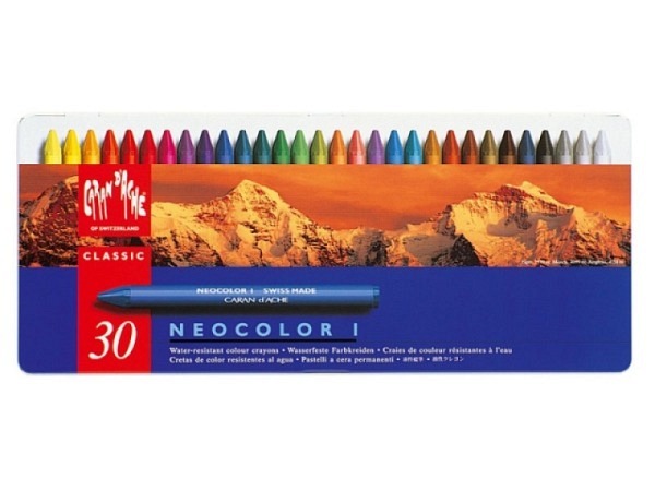 Wachskreide Caran dAche Neocolor I 30er Set, wasserfest