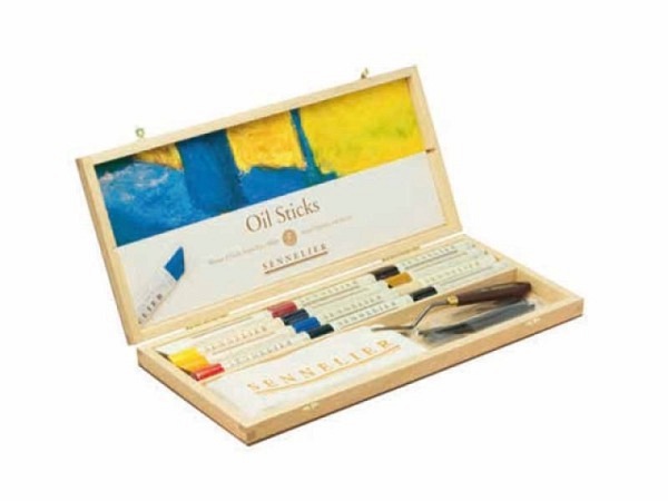 Oelpastell Sennelier Stick Set mit 12 Sticks 38ml