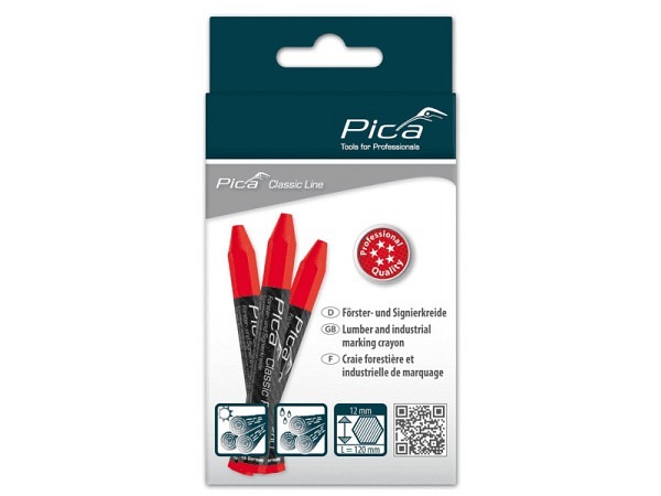 Oelpastell Pica Försterkreide Classic Pro 590 rot 12 Stk.