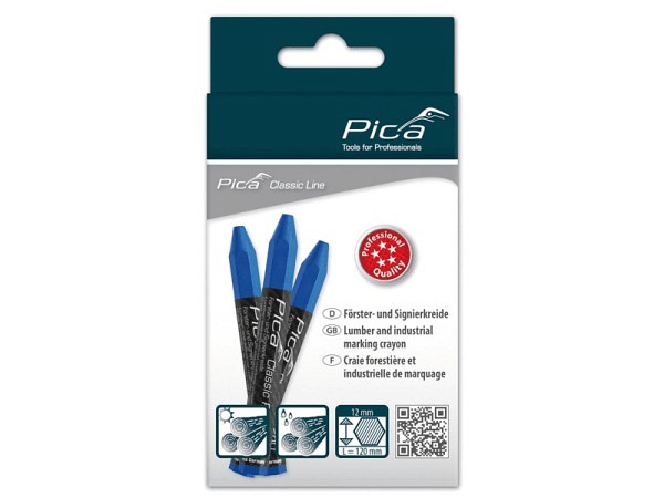 Oelpastell Pica Försterkreide Classic Pro 590 blau 12 Stk