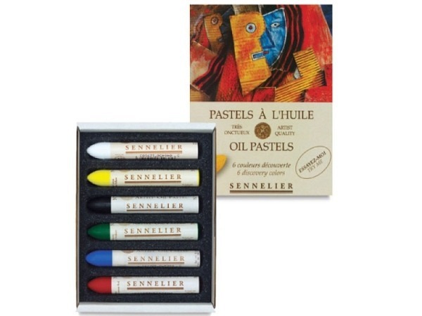 Oelpastell Sennelier Set Entdeckung 6er Kartonetui