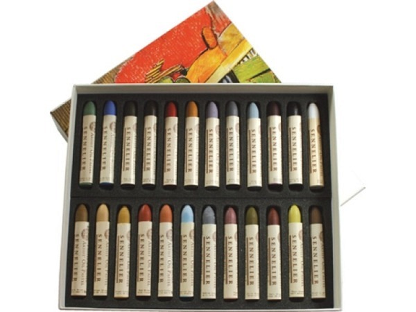 Oelpastell Sennelier Set Stilleben Karton 24er