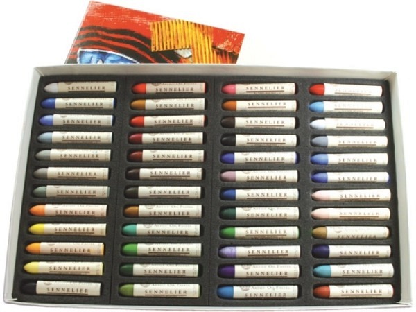 Oelpastell Sennelier Set Kartonetui 48er Universalsortiment