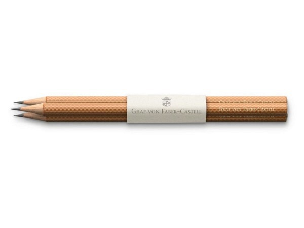 Bleistift Graf von Faber-Castell Guilloche braun 3 Stk.
