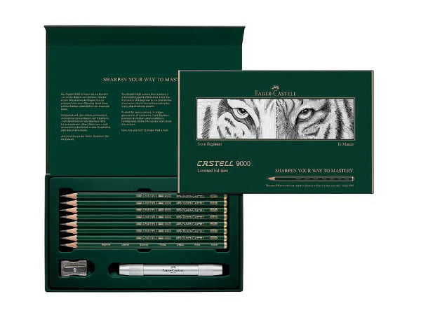 Bleistift Faber-Castell 9000 Beginner to Master Set limitierte Edition