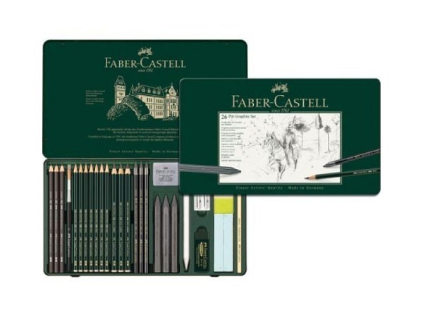 Zeichenstift Faber-Castell Pitt Graphite Set 26tlg