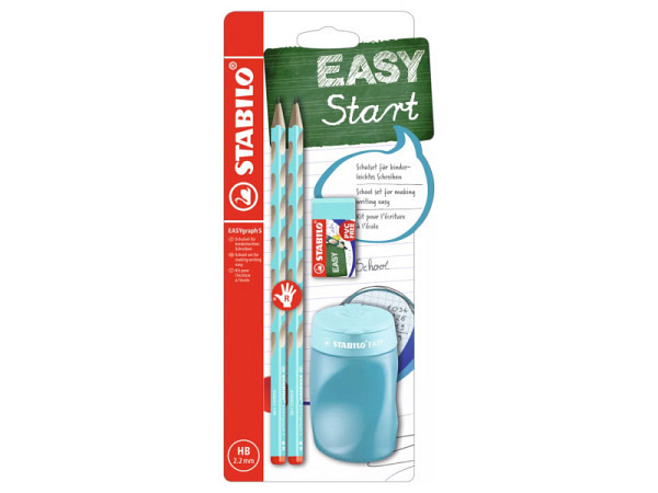 Bleistift Stabilo Easygraph S Schoolset HB Blau 