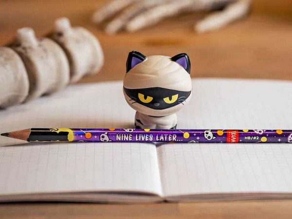 Bleistift Legami Squeezie Halloween Mummy Cat