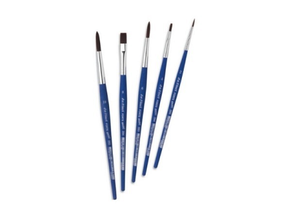 Pinselset da Vinci blau 5er Set