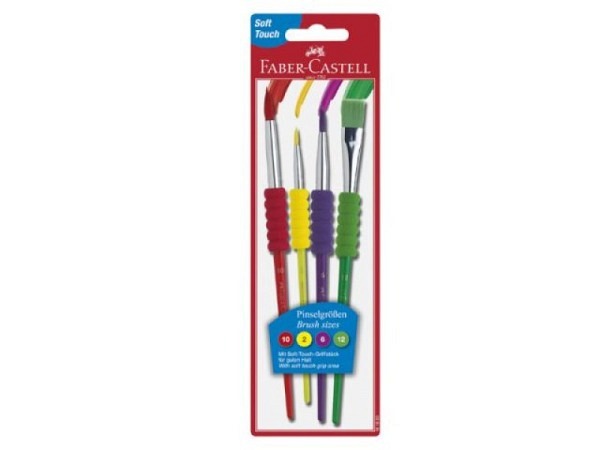 Pinselset Faber-Castell Soft-Touch Classic Colours 4er Set