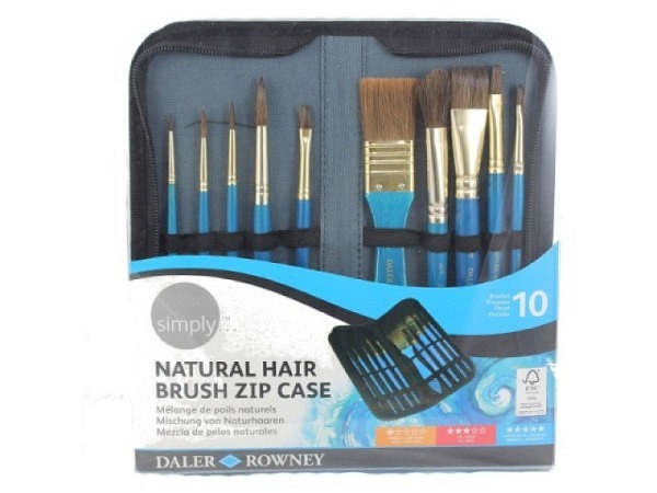 Pinselset Daler-Rowney Etui Simply Natural Hair Brush