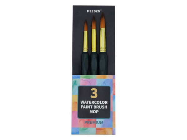 Pinselset Meeden 3 Aquarellpinsel