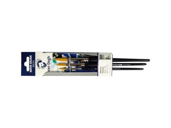 Pinselset Talens van Gogh Serie 191 Aquarell, 3 Stück, 4, 8, 12